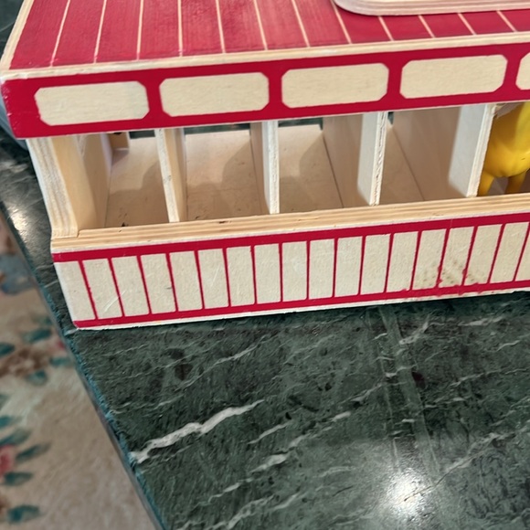 Melissa & Doug, Take-Along, Show Horse, Stable, Play Set, Wooden Stable Box, Toy - Picture 3 of 15